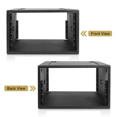 STRCP-6U | 6U PA/DJ Rack/Road Case with 6-Space, Industry-Grade Plywood with Polyurea Coating, 20.7" Rackable Depth - Pro Tour Grade image 2