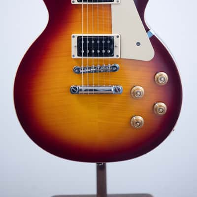 2025 Epiphone Inspired by Gibson Custom 1959 Les Paul Standard - in Deep Cherry Sunburst image 6