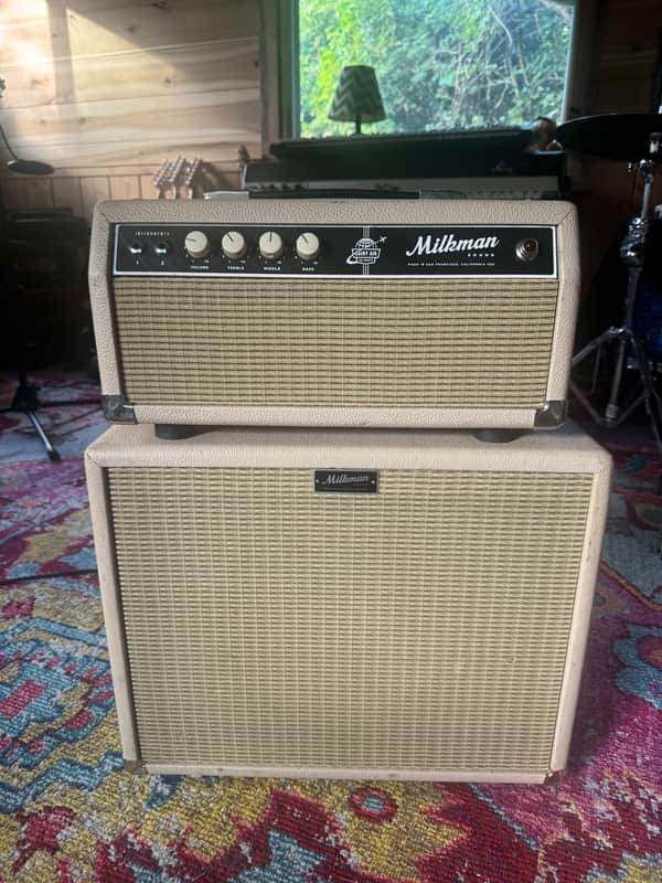 Milkman Dairy Air 30-Watt 1x12" Guitar Amp Half Stack with 6L6 Tubes and Jupiter Alnico Speaker 2010s - Vanilla image 1