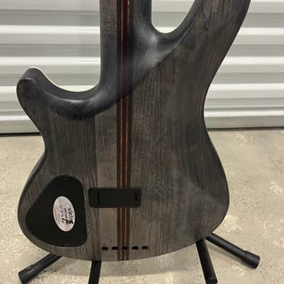 Schecter SLS Evil Twin-5 Bass Guitar plus Schecter SGR6 Bass Hardshell Case 2026 - Satin Black image 5