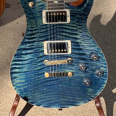 PRS McCarty 594 wood library Artist 10 top 2018 River Blue image 2