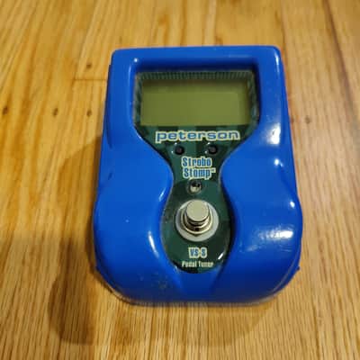 Peterson VS-S StroboStomp Pedal Tuner 2000s Blue image 1