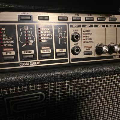 Roland VGA-7 V-Guitar 2-Channel 65-Watt 1x12" Digital Modeling Guitar Combo 2001 - 2004 - Black image 3