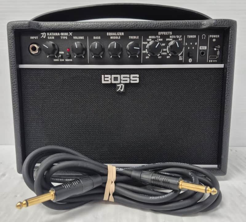 Boss Katana-Mini X 10-Watt 1x5" Digital Modeling Guitar Combo 2024 - Present - Black image 1