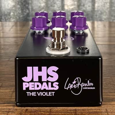 JHS Pedals Violet Lari Basilio Distortion Overdrive Guitar Effect Pedal Black image 3