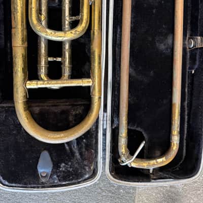 Bach Mercedez trigger trombone. With case and mouthpiece. USA image 2