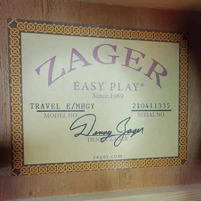 Lovingly Used Zager Travel E Mahogany w/Case & Free Shipping! image 14
