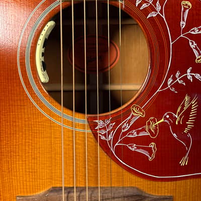 2022 Gibson Custom 1960 Heritage Hummingbird Cherry Sunburst VOS with LR Baggs Anthem pickup image 7
