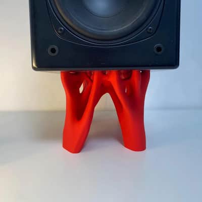 3D-Printed Speaker Stands (Set of 2) – Generative Design Inspired by Organic Structures for Modern Studio Setup image 6