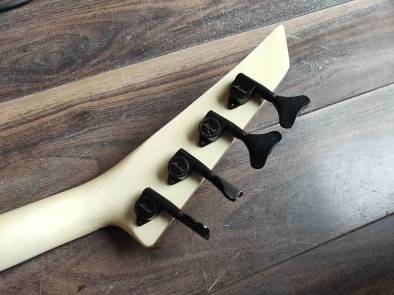 1980's Aria Pro II Diamond Series JPJ-400 Bass Guitar (White) | Reverb