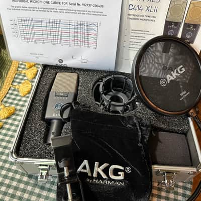 AKG C414 XLS Large Diaphragm Multipattern Condenser Microphone - MINT! image 1