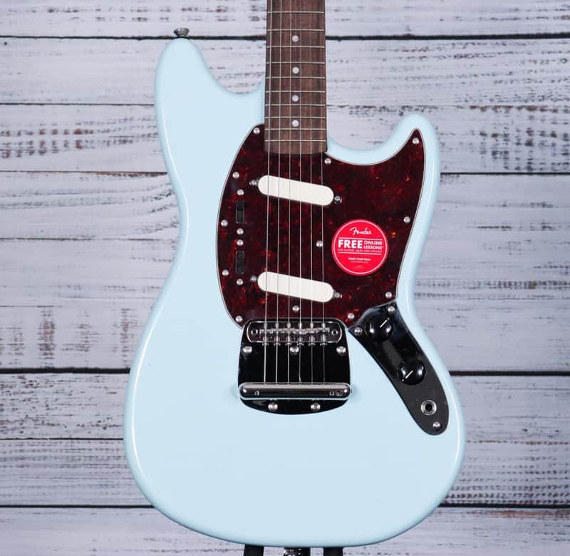 Squier Classic Vibe '60s Mustang Electric Guitar | Sonic Blue image 1
