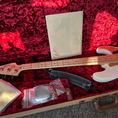 2016 Fender American Vintage '58 Precision Bass AVRI White Blonde image 9
