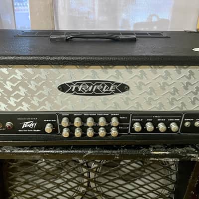 Peavey Triple XXX Ultra Tube Series 120-Watt Head WITH ORIGINAL FOOT-SWITCH Black with Silver image 10