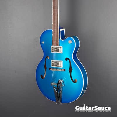 Gretsch G6120T-HR Brian Setzer Hot Rod Hollow-Body Bigsby Candy Blue Burst (Cod.1703UG) image 5