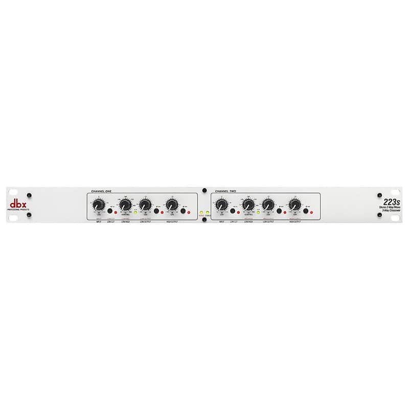dbx 223s Stereo 2-Way/Mono 3-Way Crossover image 1
