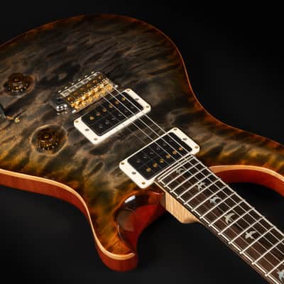 2015 PRS 30th Anniversary Wood Library Custom 24 Quilt 10-Top - Burnt Maple Leaf | USA Limited Edition Satin Flame Maple Neck Ziricote Fretboard 3.4kg | Coa OHSC image 8