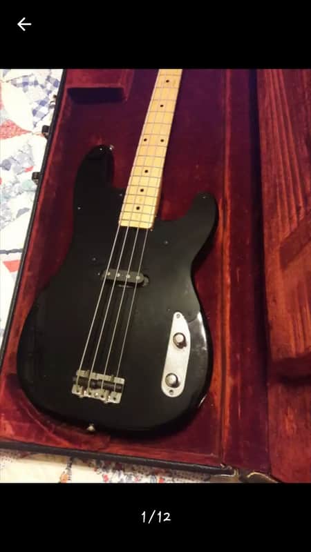 Original Fender Precision 1953 Black on Black image 1