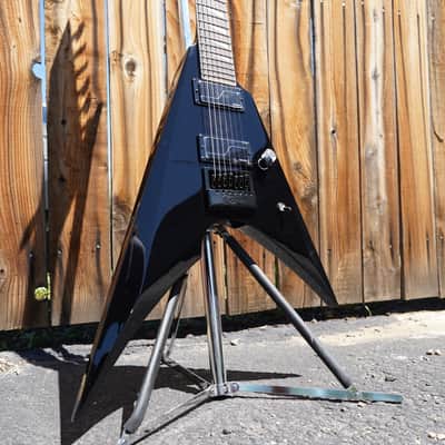 ESP LTD ARROW-1007 Baritone Evertune Black 7-String Electric Guitar image 7