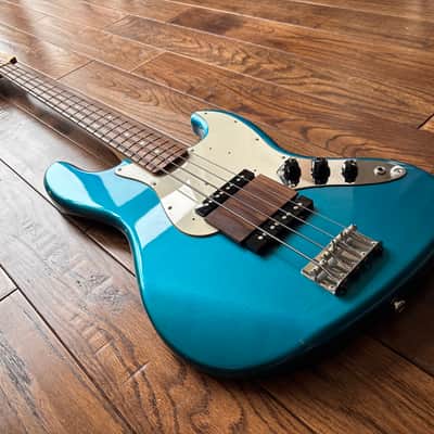 2002 Fender JB-45 Jazz Bass w/ 'Wesley' Ramp Lake Placid Blue MIJ Japan image 5