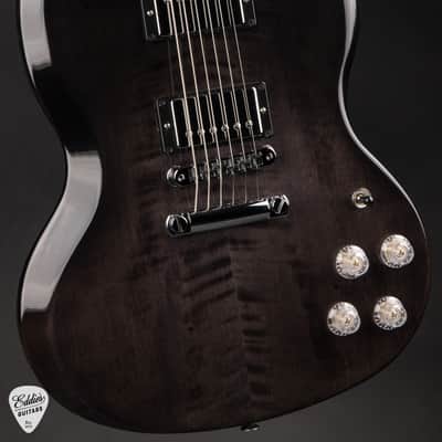 Gibson SG Modern Trans Ebony Burst 7.2 #221150076 image 6