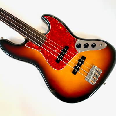 Fender Jazz Bass JB-62 Fretless Sunburst 1993-1994 made in Japan image 8
