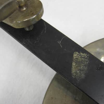 Leedy Bass Drum Hoop mounted Paddle Muffler (Lot4143U-5143) 40's/50's - Nickel Plated image 16