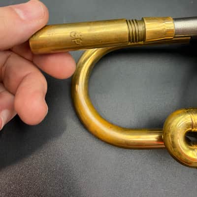 Harrelson Bravura V Bb Trumpet | 1GLT Lightweight Gold Brass Bell | VGR | Raw Brass image 6