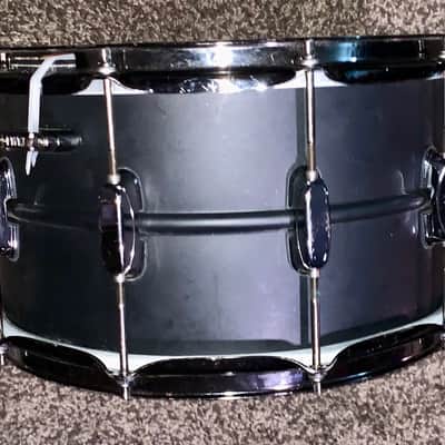Tama LST148 8x14" S.L.P. Series Big Black Steel Snare Drum 2016 - Present - Matte Black image 4