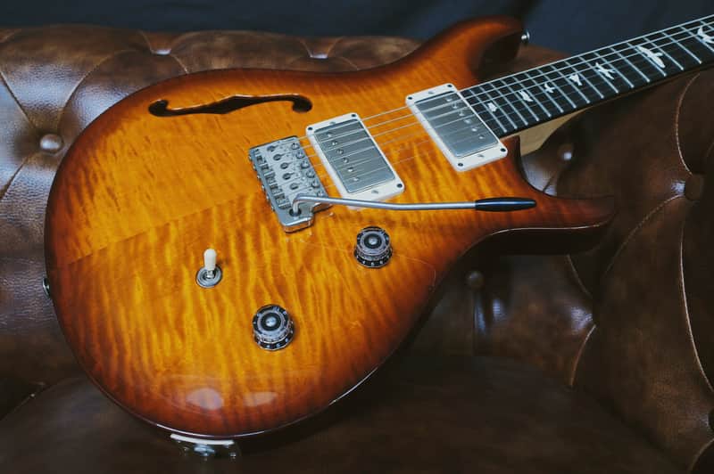 PRS CE 24 Semi-Hollow Burnt Amber Sunburst image 1