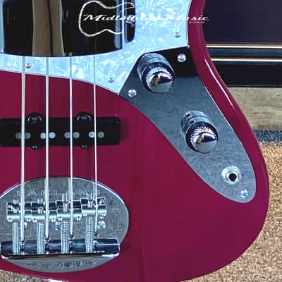 Lakland USA 44-60 - Vintage J Style 4-String Bass - Transparent Purple Finish w/Case image 11