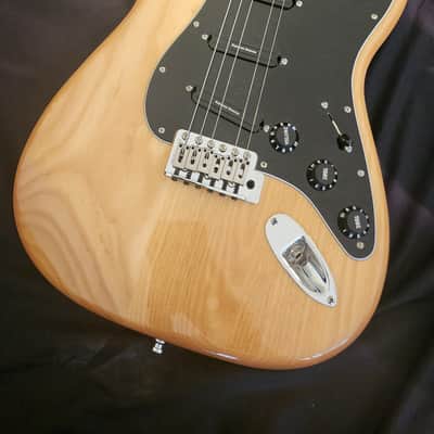 Stratocaster 2021 Ash Natural Gloss w HSC Custom Build Rails Strat non-Fender Blonde image 3