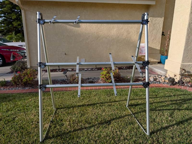 Ultimate Support A-Frame 3 Tier Rack Vintage 1980's - Silver image 1