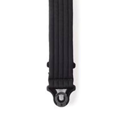 D'Addario 50BAL01 Auto Lock Guitar Strap Black Padded Stripes image 4