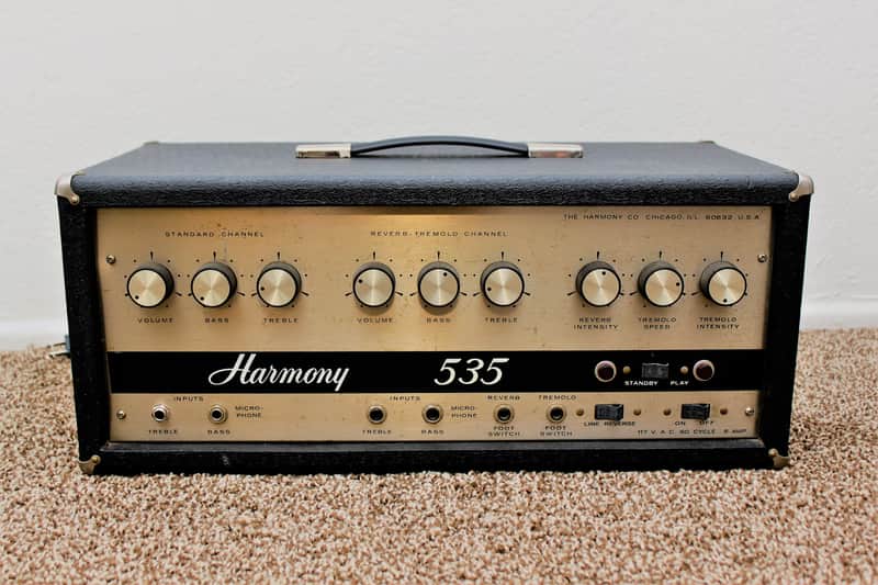 Harmony 535 50-watt Guitar Amp Head 1967 image 1