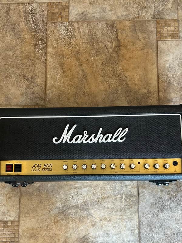 Marshall JCM 800 Lead Series Model 2205 2-Channel 50-Watt Head 1982 - 1989 - Black image 1