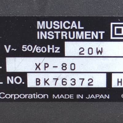 Roland XP-80 76-Key 64-Voice Music Workstation Keyboard 1999 - 2004 - Black image 13