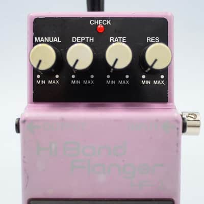 Boss HF-2 Hi Band Flanger 1989 Made in Taiwan Guitar Effect Pedal ZA91180 image 3