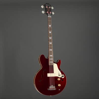 Epiphone Jack Casady Bass Sparkling Burgundy - Semi-Acoustic Bass righthand Bild 8