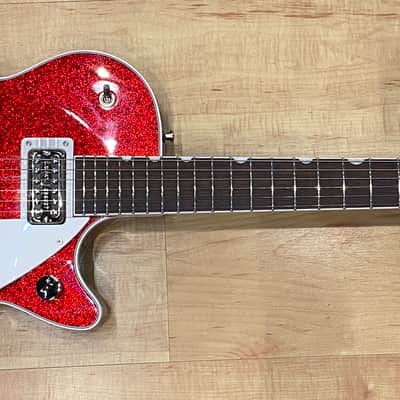 Gretsch G6129T Players Edition Jet FT with Bigsby Rosewood Fingerboard 2023 - Red Sparkle image 2