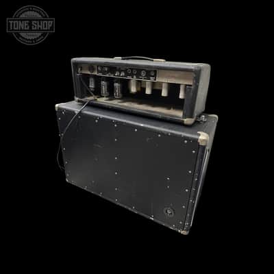 Vintage 1966 Fender Tremolux 35w Guitar Head w/ Matching 2x10 Cab TSU25640 image 5