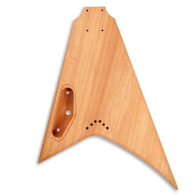 Unfinished DIY Electric Guitar Kit for Flying V Style Guitar image 3