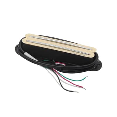OriPure PB5 Dual Rails Humbucker Alnico 5 Pickups Cream 10-11K for ST SQ Guitar image 3