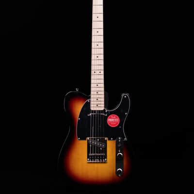 Squier Affinity Series Telecaster, Maple FB, Black Pickguard, 3-Color Sunburst image 5
