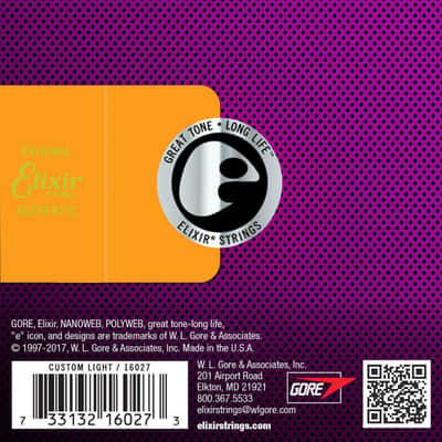 Elixir - strings acoust Phos Nano Custom 11-52 image 2