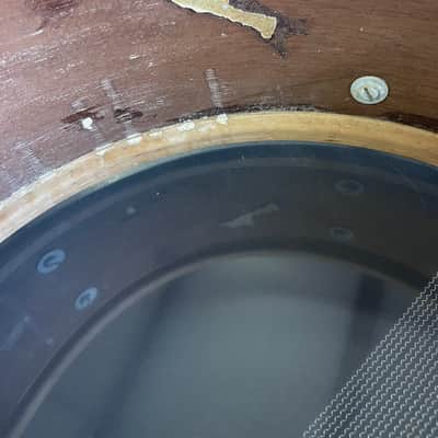 Ludwig No. 491 Pioneer 5x14" 6-Lug Snare Drum with Transition Badge 1958 - 1960 - Black/Gold Duco Lacquer image 18