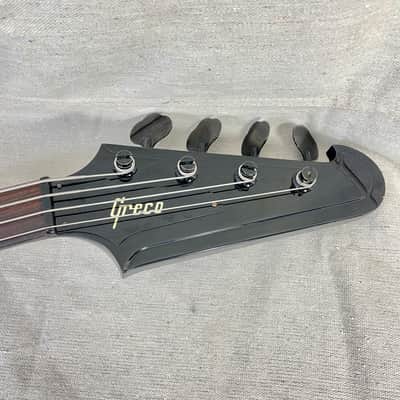 Greco TB-700 1990 Black BK Thunderbird IV Electric Bass Fujigen MIJ w/ Gator Bag image 11