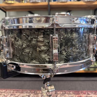 14" x 5" Ludwig (1964) Jazz Festival in Black Diamond Pearl image 4