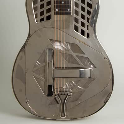 National  Tricone Exploding Palm Tree Resophonic Guitar (1937), ser. #A-2909 image 3