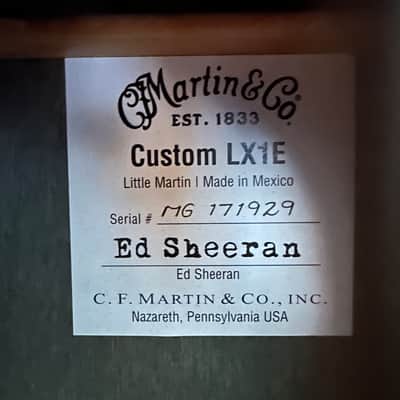 Martin LX1E Ed Sheeran Signature Plus 2013 - 2015 - Natural image 3